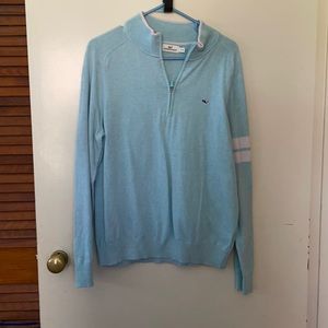 COPY - Blue XL Vineyard Vines quarter zip jacket sweater